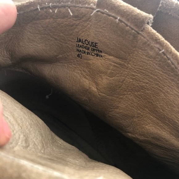 Ash Jalouse Taupe Suede Ankle Booties - Picture 4 of 7